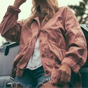 Dusty Rose Free People Jacket